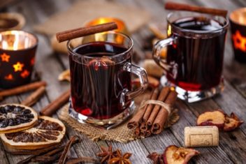 Hot wine for winter