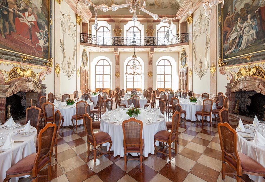 Schloss Leopoldskron Marmorsaal Gala