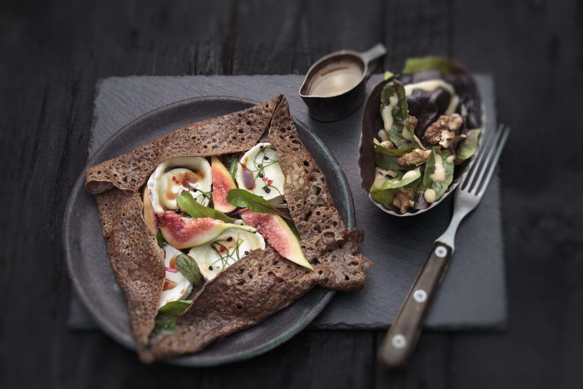 La_Crêperie_mobile-Crêpe_Ziegenkäse_frische_Feigen_an_Balsamico-Vinaigrette